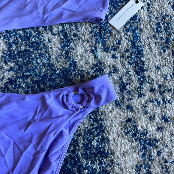 Lovers and Friends Jira One Piece in Periwinkle Medium - Picture 9 of 14